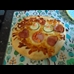 thumbnail Yummy home made pizza decorated by the children. 